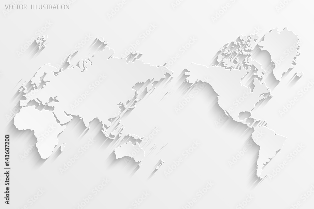  World map.