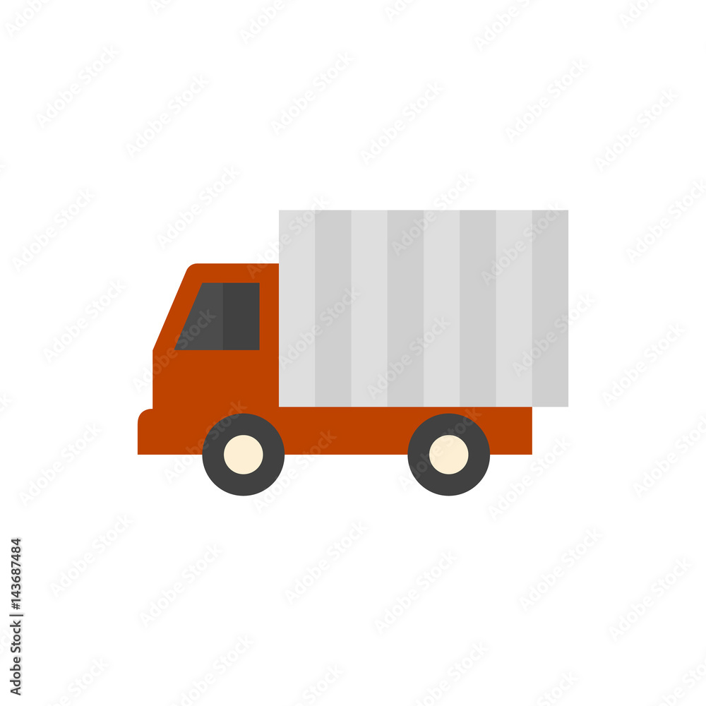 Flat icon - Truck Flat icon - Truck