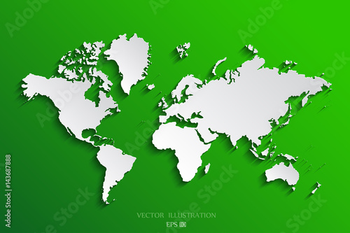  World map.