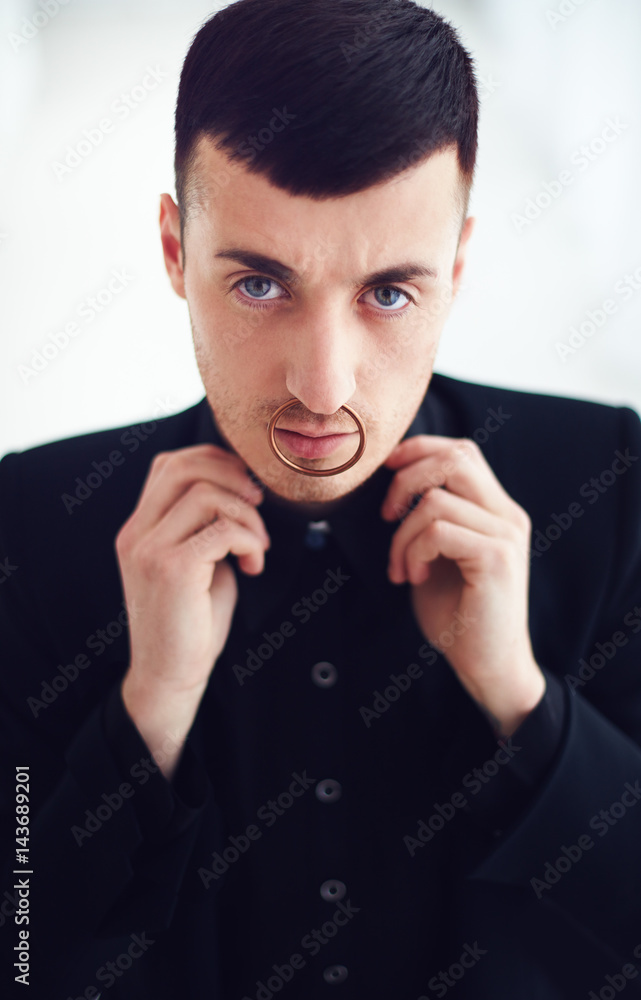 Guy in pince-nez. Stock Photo by ©dmitrybulin 165680824