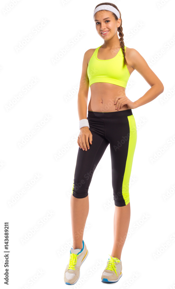 Young healthy sporty woman Young healthy sporty woman