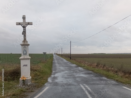Roadside cross in Poland