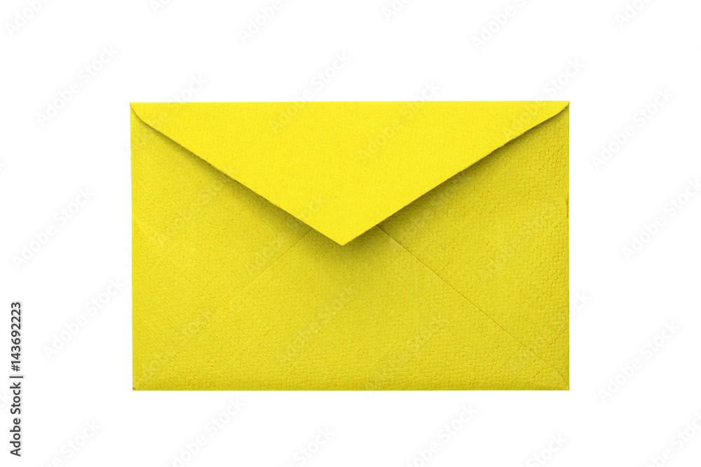 Paper envelope on a white background Paper envelope on a white background