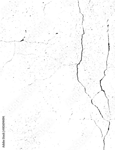 Concrete wall with cracks. Grunge monochrome background. Abstract texture background, dirt overlay or screen effect use for grunge background vintage style.