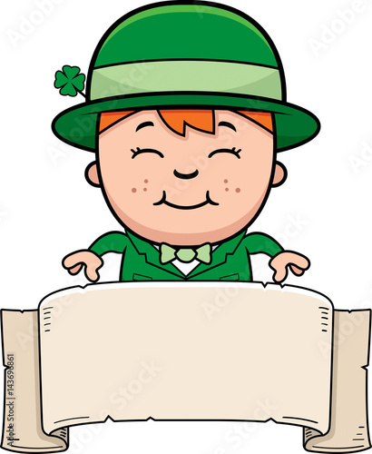 Child Leprechaun Banner