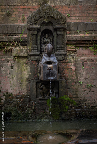 Ancient Water Tap Nepal photo