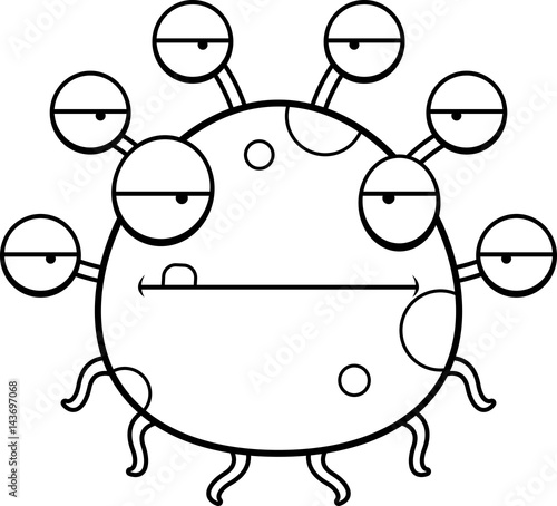 Bored Cartoon Eyeball Monster