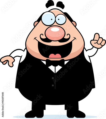 Cartoon Waiter Idea