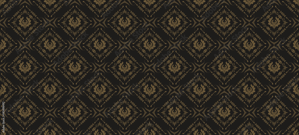 Seamless repeating pattern for your design. Vector illustration. Dark image Seamless repeating pattern for your design. Vector illustration. Dark image