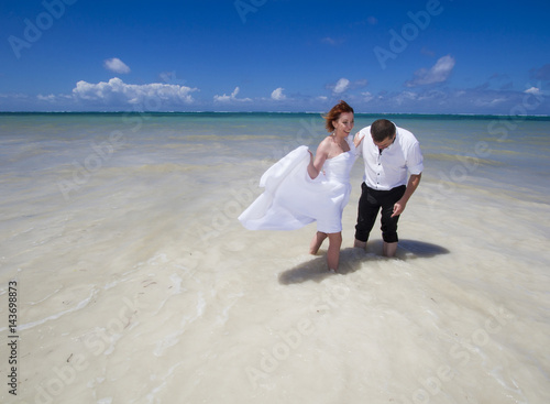 Wedding on the ocean  Kenya