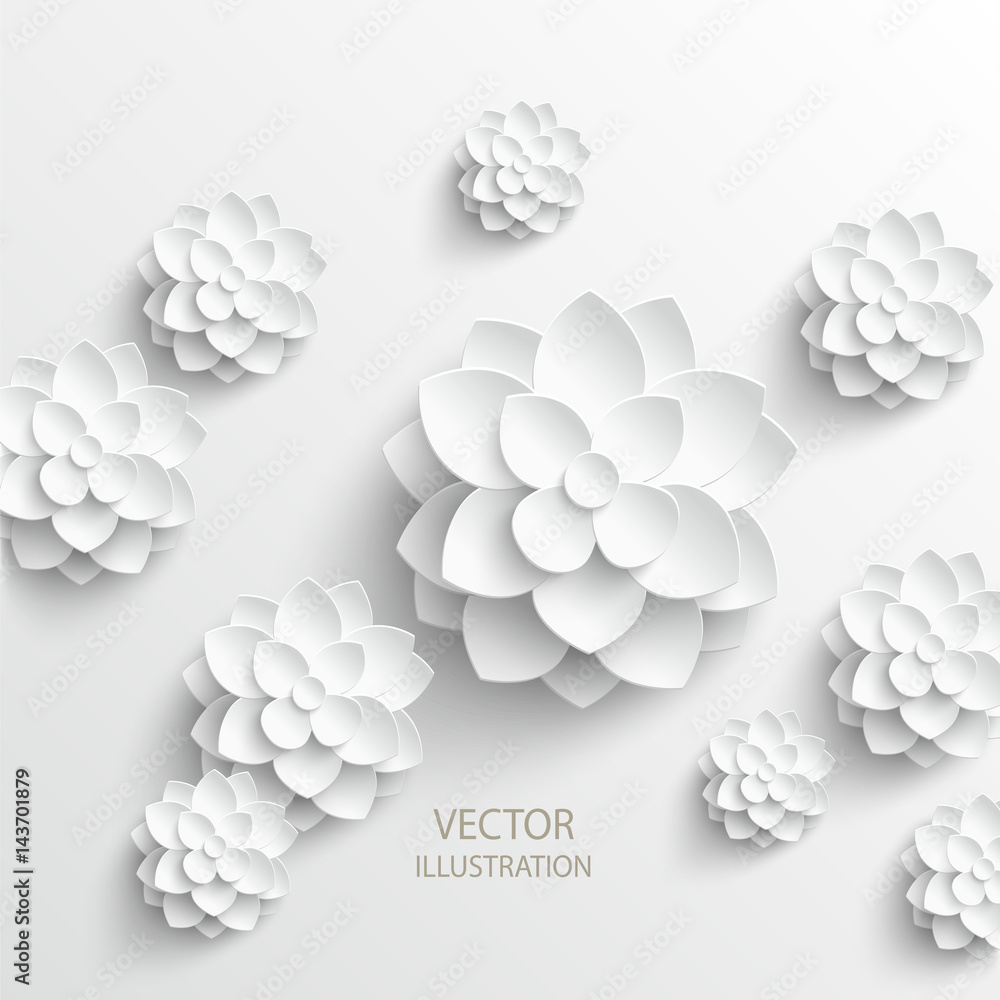 Paper flower. Paper flower.
