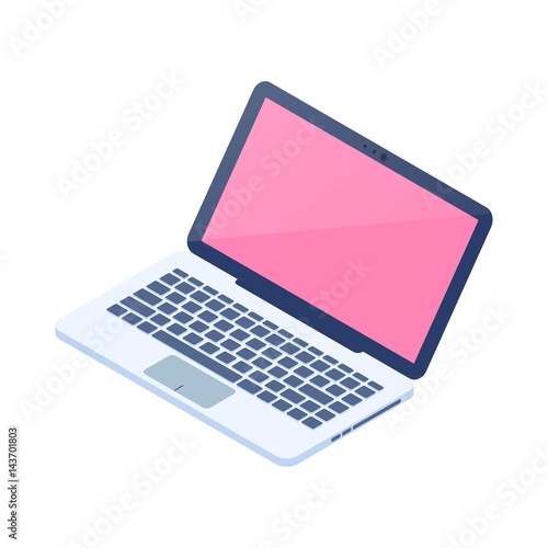 laptop isometric