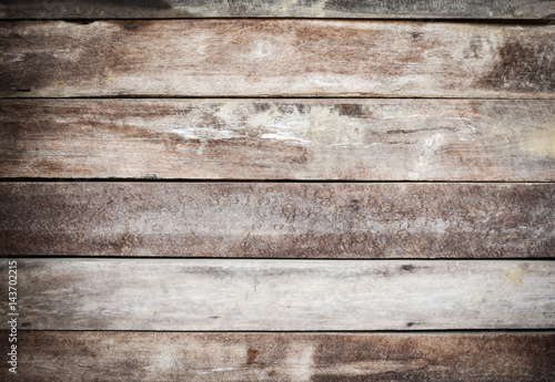 Vintage grungy brown wood plank background texture.Rustic wooden wall background. 