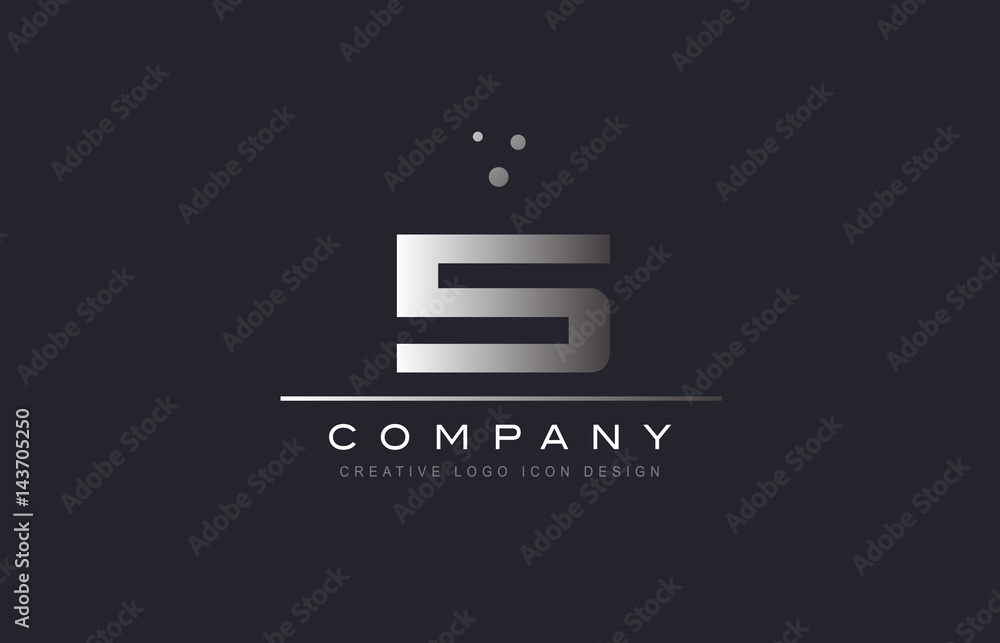 5 five number silver grey metal logo icon deign vector 5 five number silver grey metal logo icon deign vector