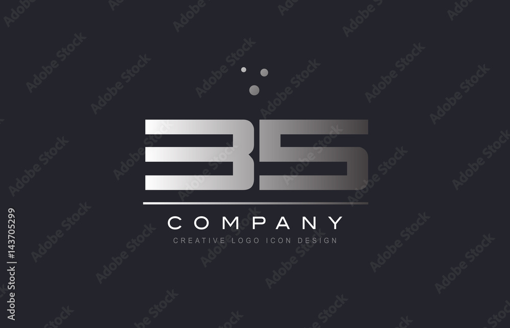 35 thirty five number silver grey metal logo icon deign vector 35 thirty five number silver grey metal logo icon deign vector