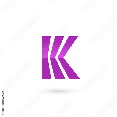 Letter K logo icon design template elements