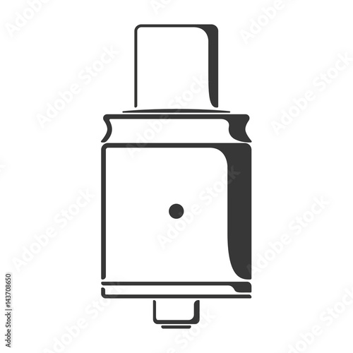 Black side airflow rebuildable drip atomizer icon