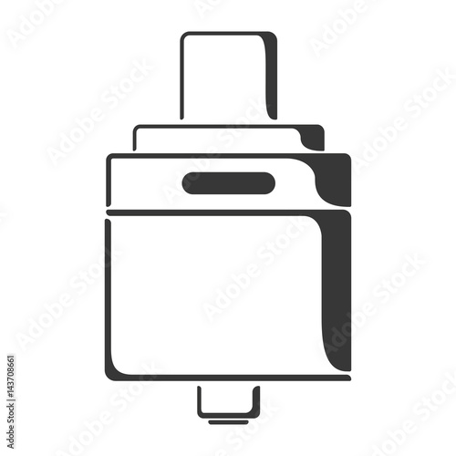 Black top reversal airflow rebuildable drip atomizer icon