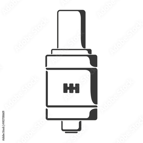 Black adjustable side airflow rebuildable drip atomizer icon