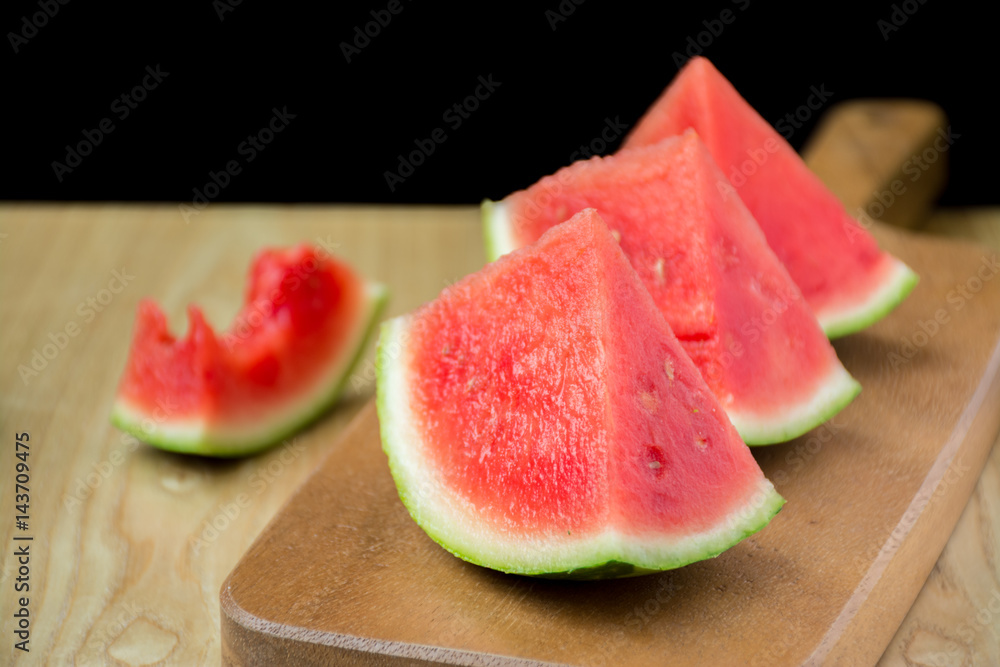 Seedless watermelon pieces Seedless watermelon pieces