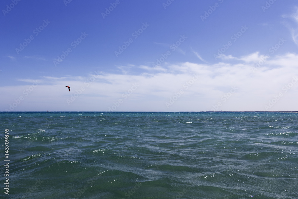 sea view and kites