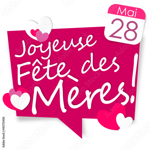 joyeuse Fête des mères ! rose - 28 mai