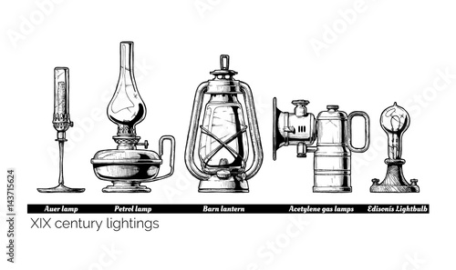 XIX century lightings