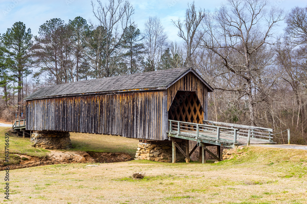 Auchumpkee Creek Covered Bridge Auchumpkee Creek Covered Bridge