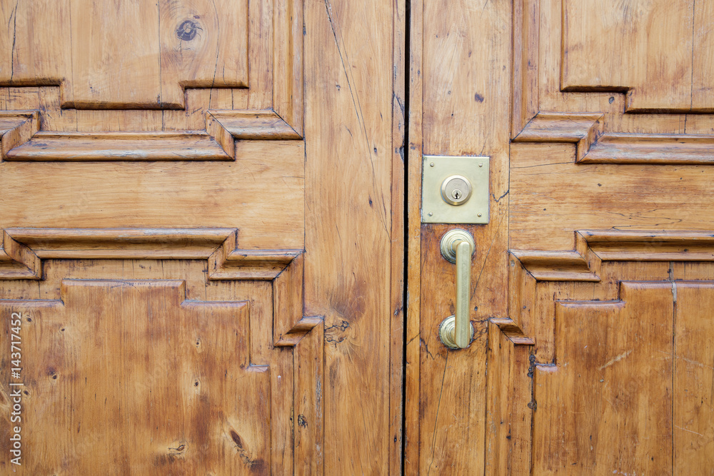 Texture of an old wooden door in Florence Texture of an old wooden door in Florence