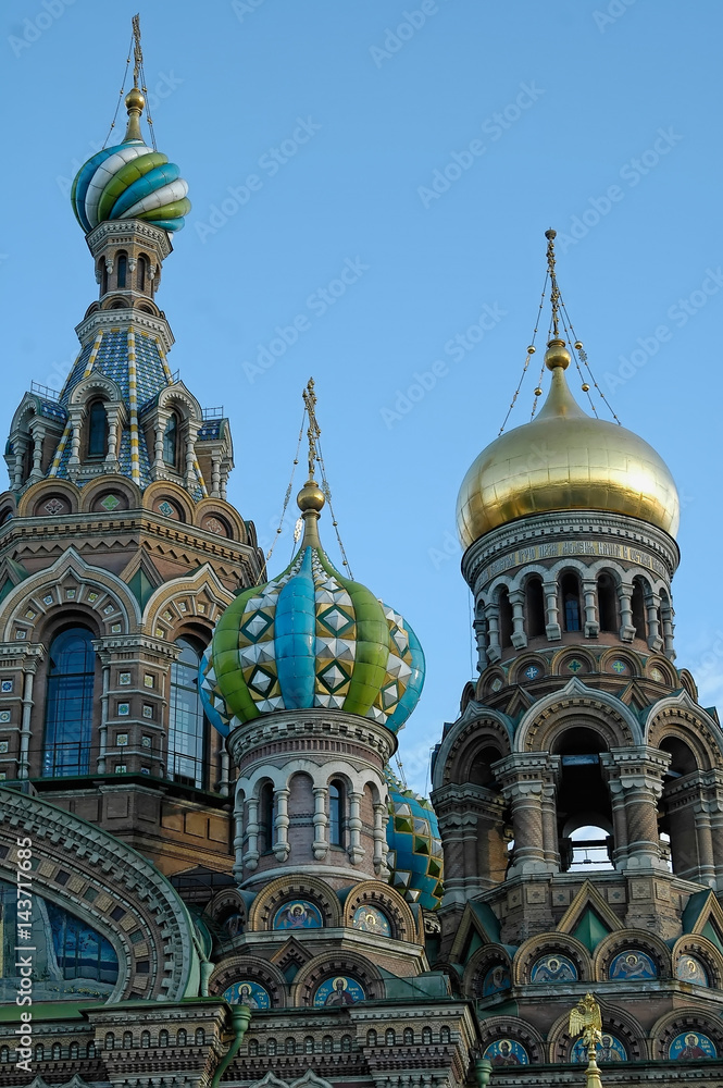 Saint-Petersburg, Russia - May 14, 2006: Church of the Savior on spilled blood