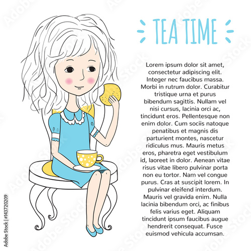 Tea time template
