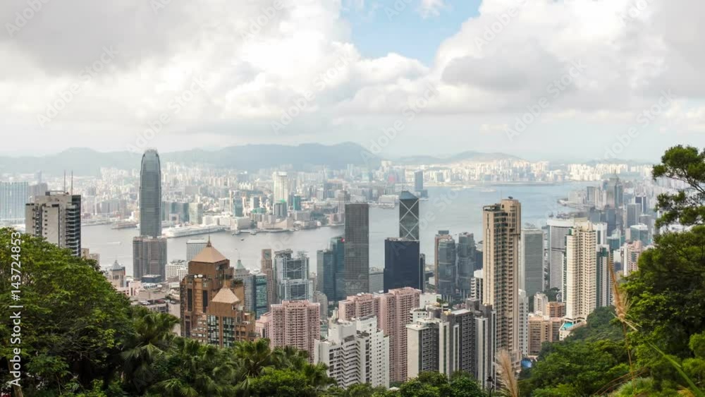 cityscape Timelapse in Hong Kong cityscape Timelapse in Hong Kong