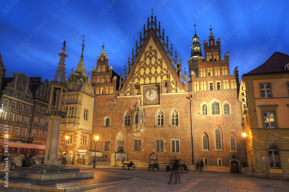 Wrocław Ratusz stare miasto