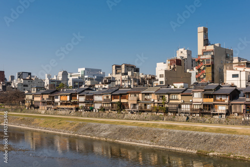 Kamo rivew view - Kyoto Japan - Pontocho area
