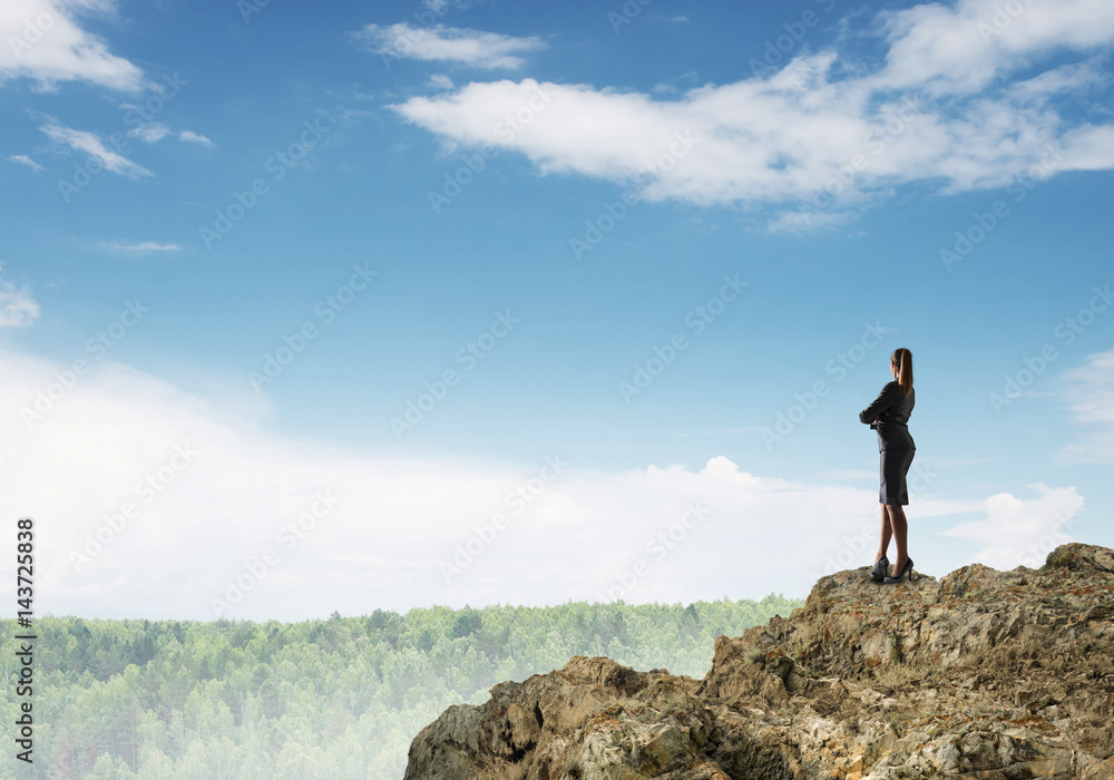 Achieving top of success Achieving top of success