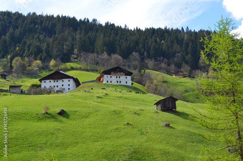 Austria, Tirol, Stubai, traditional house