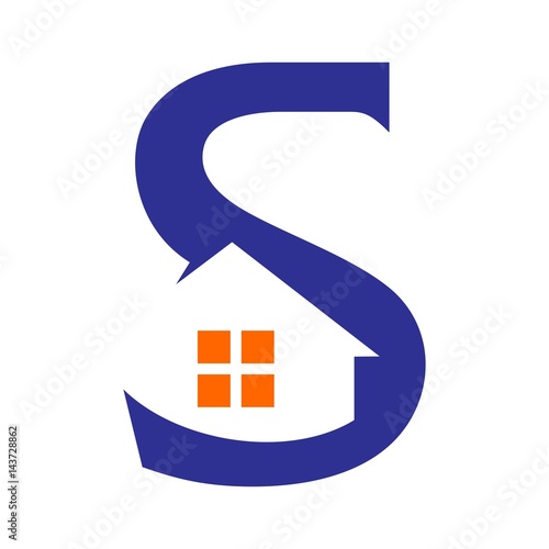 s logo vector. home logo vector.
