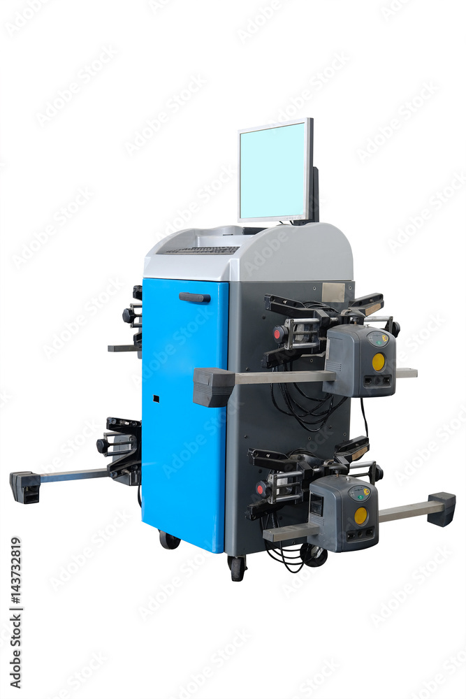 tyre fitting machines in a car repair station tyre fitting machines in a car repair station