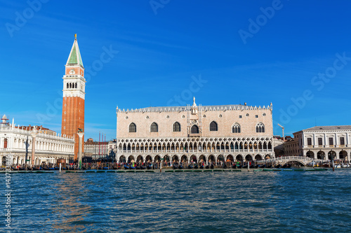 Campanile and Doge's Palace seen from lagoon