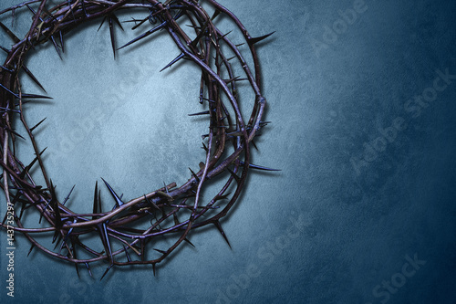 Crown of thorns background photo