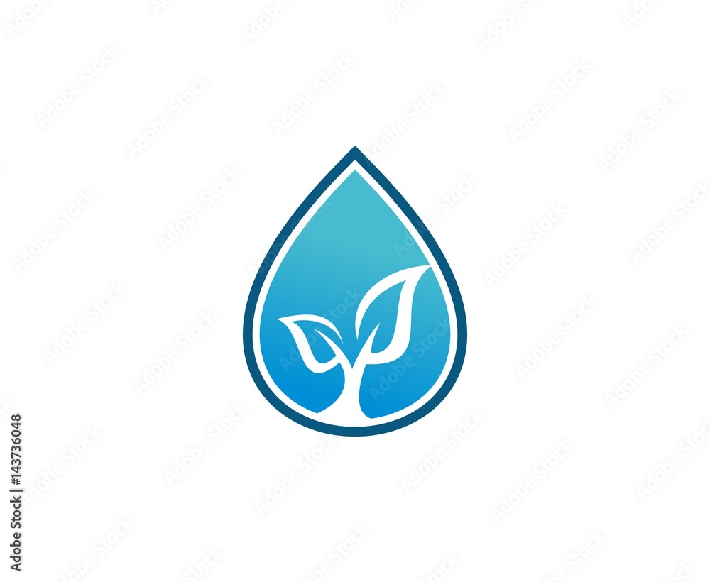 Water drop logo Water drop logo