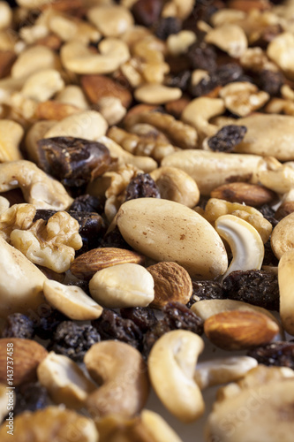 Dried fruit and nuts