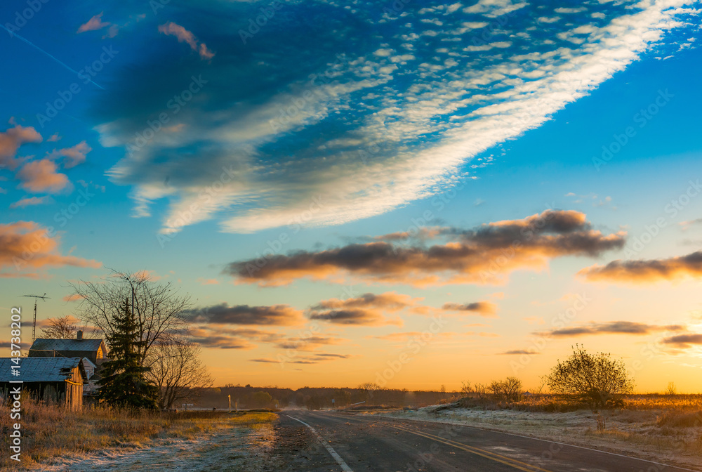 Fototapeta premium Frosty morning