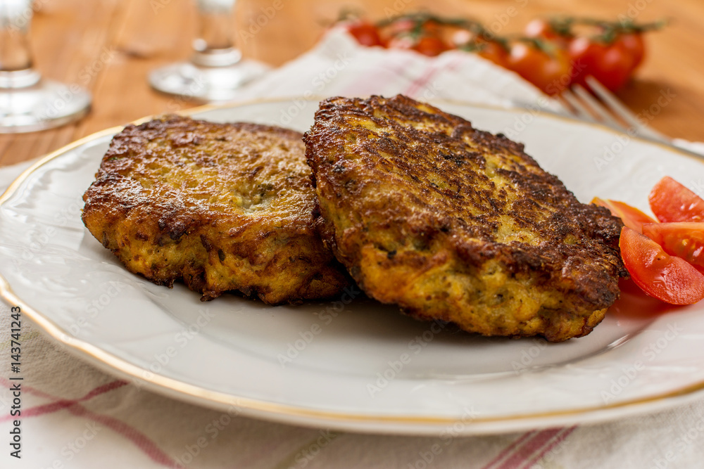 Fried potato pancake Fried potato pancake