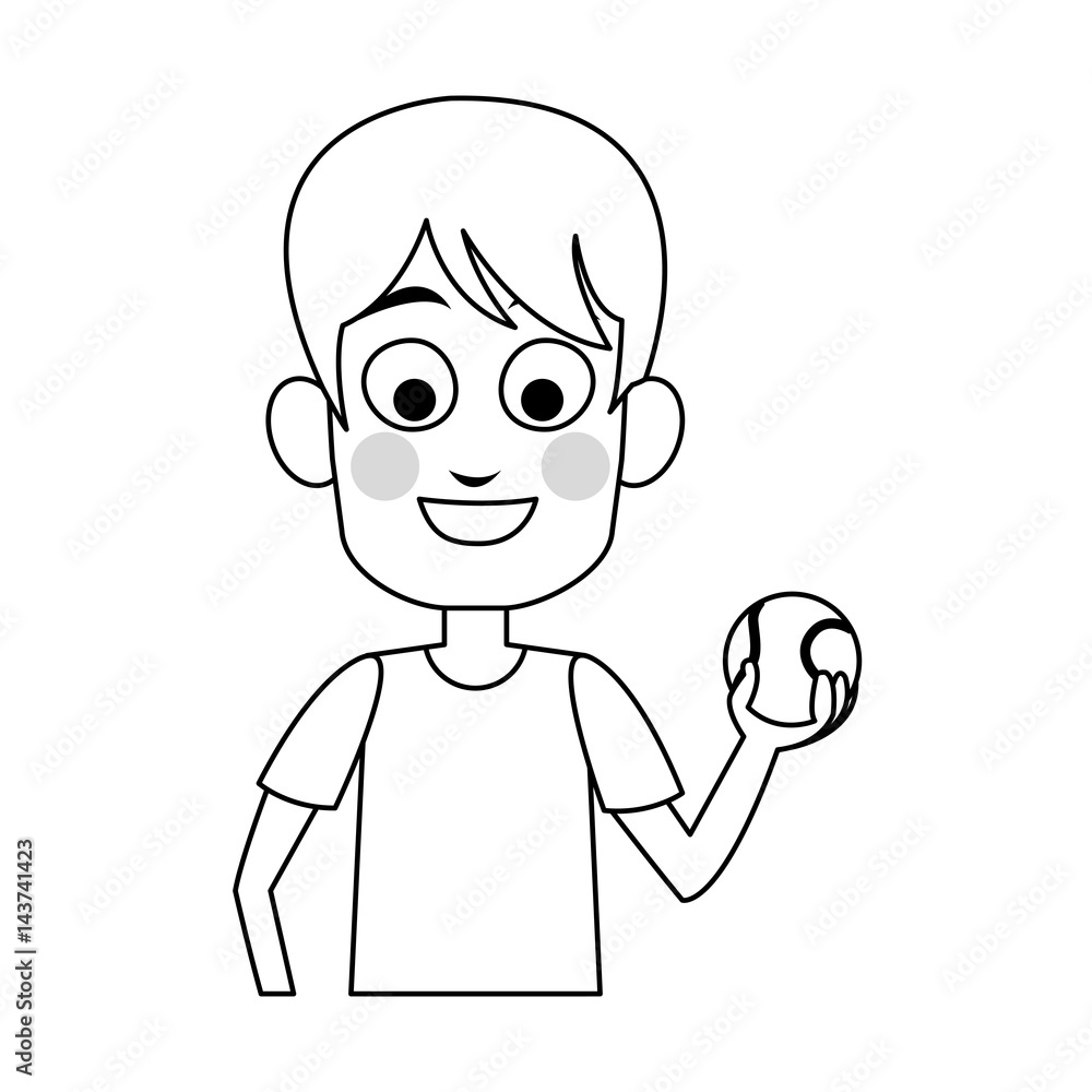 boy with baseball bat and ball, cartoon icon over white background. colorful design. vector illustration boy with baseball bat and ball, cartoon icon over white background. colorful design. vector illustration