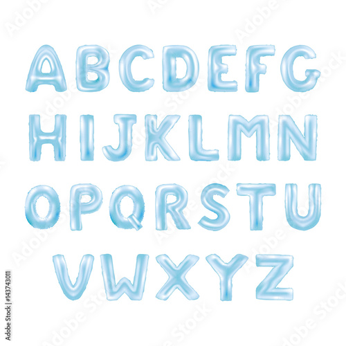 Balloons ABC alphabet