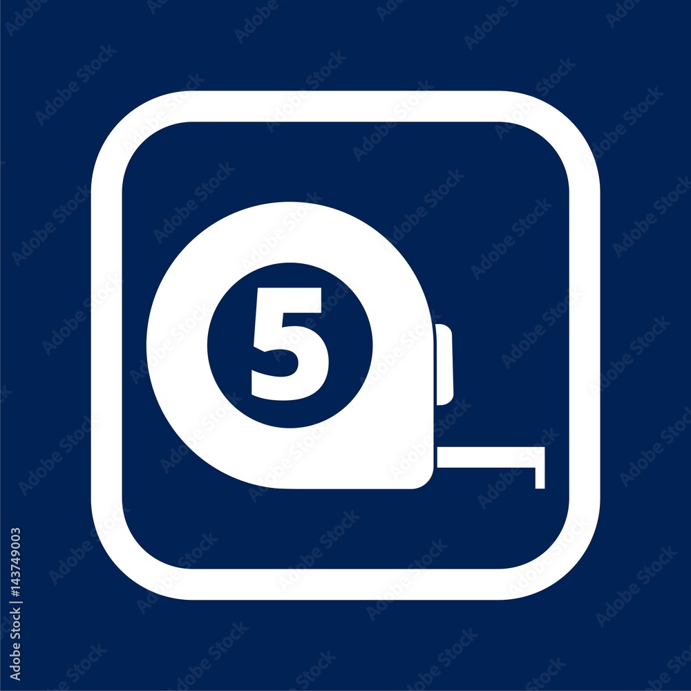 Tape measure icon - Illustration Tape measure icon - Illustration