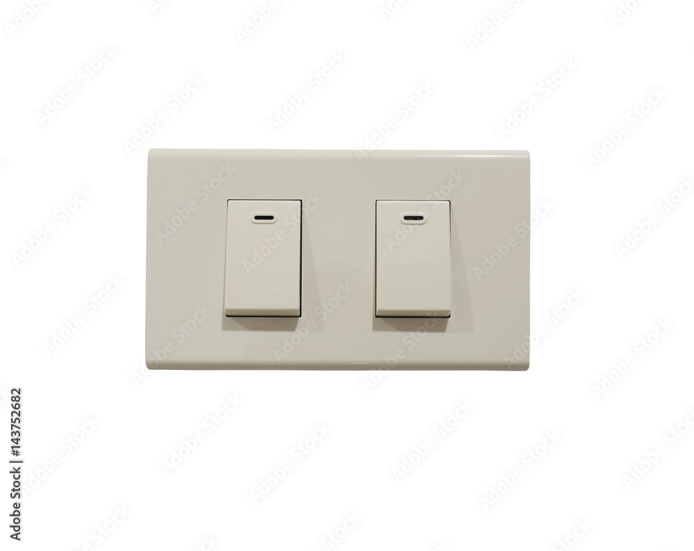 Switch lights isolated on white background. Switch lights isolated on white background.