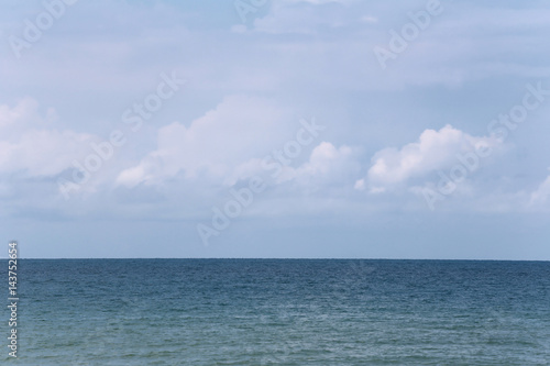 Sea and blue sky background. © meepoohyaphoto