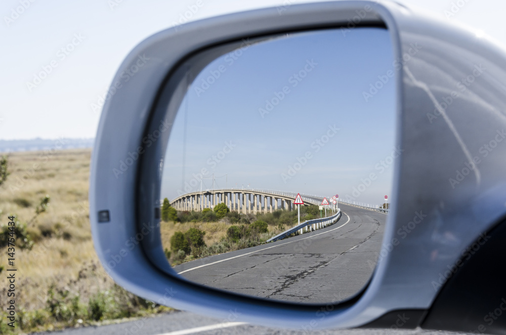 Fototapeta premium rear-view mirror